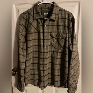 Howler Brothers Green + Purple Flannel.  So sick!